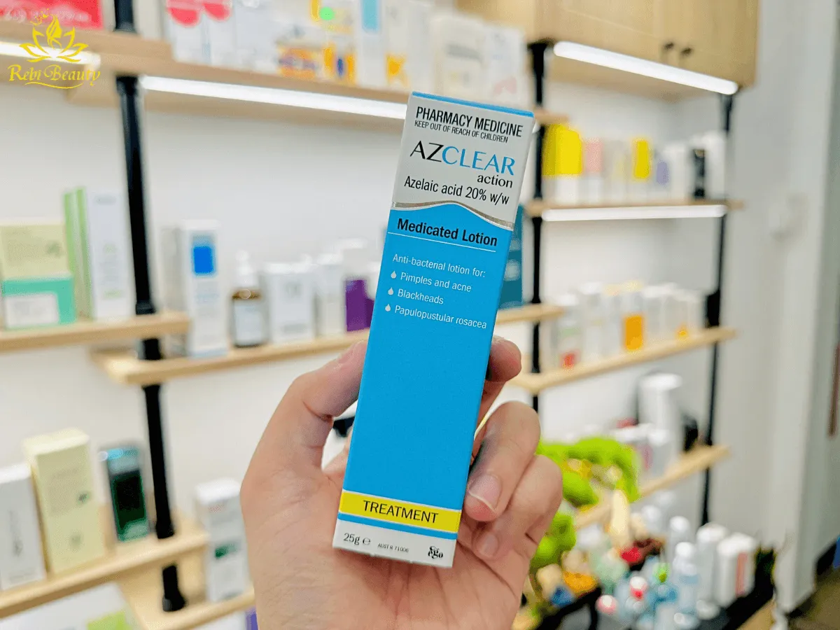 Sản phẩm kem bôi Azclear Action Medicated Lotion 20% Azelaic Acid