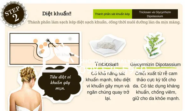 cong dung diet khuan cua xa phong tri mun lung for back