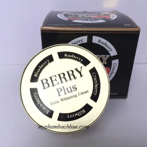 Kem Berry Plus sản xuất tại Thái Lan với chiết xuất 5 loại quả mọng