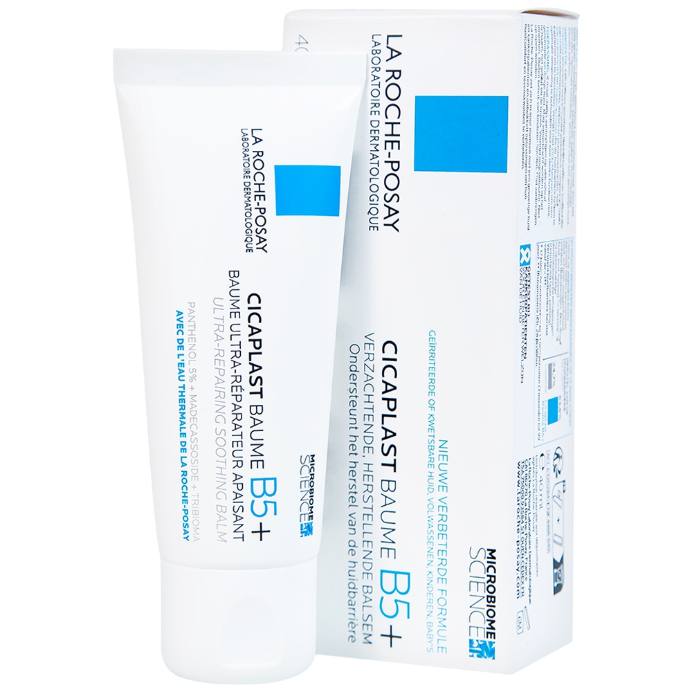 7 Bộ Sản Phẩm Trị Mụn Da Dầu Tốt Nhất Hiện Nay Kem dưỡng La Roche-Posay Cicaplast Baume B5+ làm dịu và phục hồi da cho trẻ em và trẻ sơ sinh (40ml)