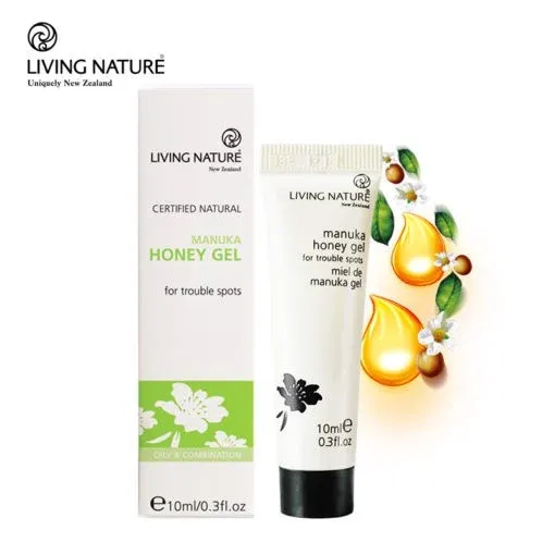 Living Nature Manuka Honey Gel - giải pháp tự nhiên cho da mụn học sinh