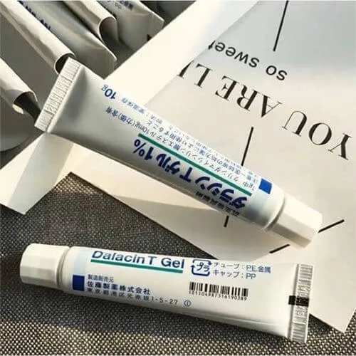 Thương hiệu kem trị mụn đầu đen Dalacin T Gel 1% của Nhật Bản được tin dùng