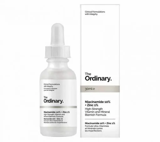 Tinh chất trị mụn, se khít lỗ chân lông The Ordinary Niacinamide 10% + Zinc 1%
