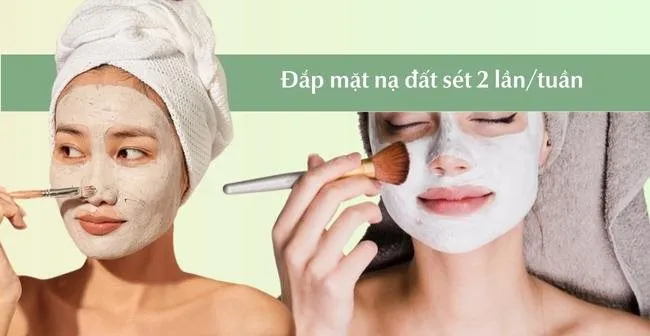 Đắp mặt nạ đất sét trị mụn ẩn cho da nhạy cảm